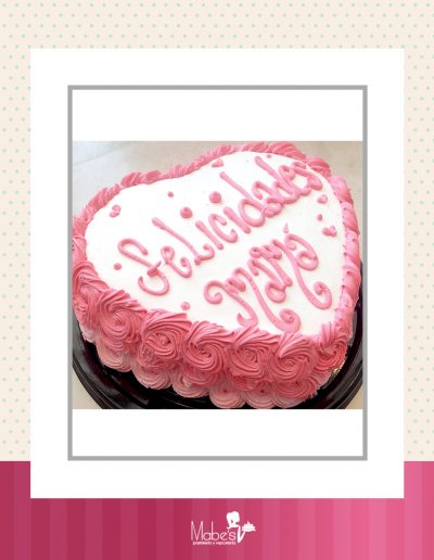 Día de las madres corazón chantillí
